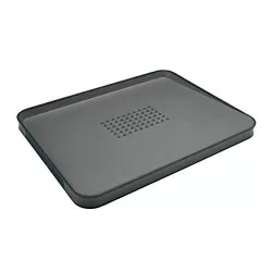 Cut&carve, Tagliere large multifunzione grigio - Joseph Joseph