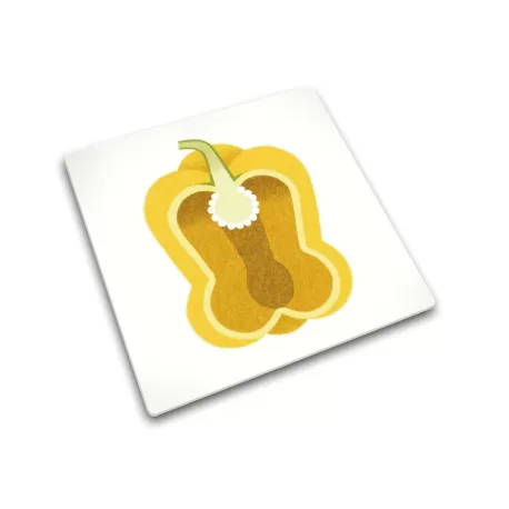 Yellow pepper, Tagliere in vetro - Joseph Joseph