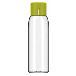 Dot hydration, Bottiglia con tappo contatore verde - Joseph Joseph