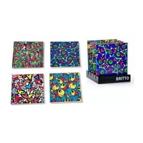 Sottobicchieri Set 4 pezzi - Romero Britto