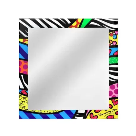 Specchio da parete "Safari" - Romero Britto