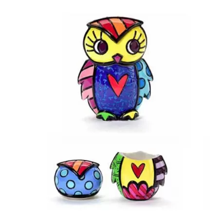 Scatolina "Gufo" 3D - Romero Britto