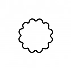 Tagliabiscotto mandorla Cm. 7 - Kaiser