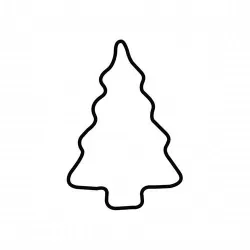 Tagliabiscotto Albero Di Natale Cm. 7 - Kaiser