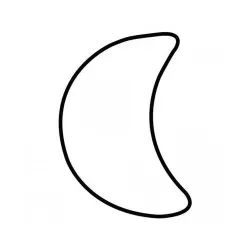 Tagliabiscotto luna Cm. 7 - Kaiser