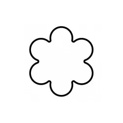 Tagliabiscotto rosone Cm. 4 - Kaiser