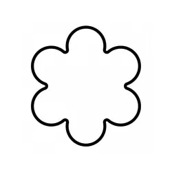 Tagliabiscotto rosone Cm. 6 - Kaiser