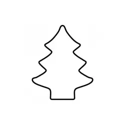 Tagliabiscotto albero di Natale Cm. 12 - Kaiser