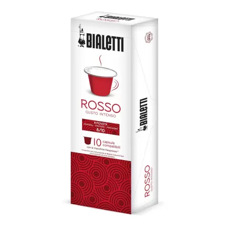 Capsule caffè compatibili Nespresso, Rosso - Bialetti