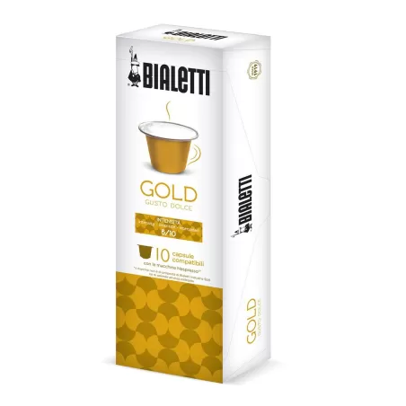 Capsule caffè compatibili Nespresso, Gold - Bialetti