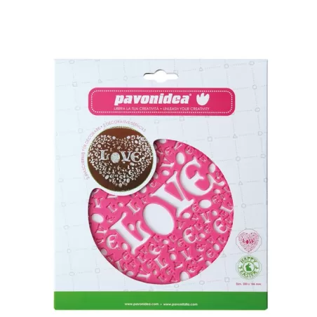 LOVE + HAPPY EASTER, 2mascherine decorative