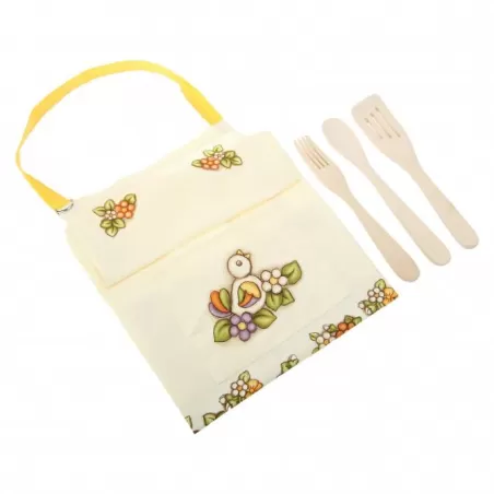 Confezione grembiule + mestoli Country - Thun