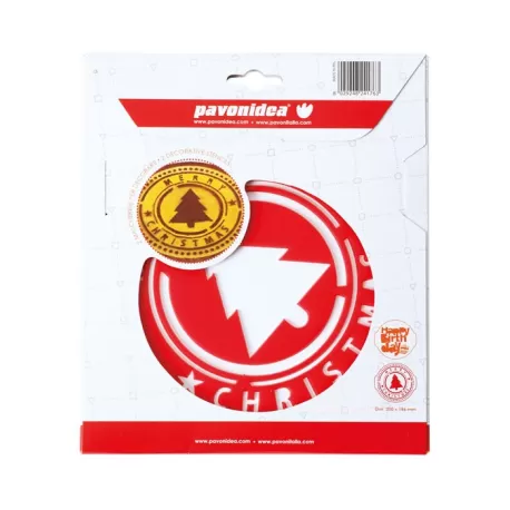 HAPPY BIRTHDAY + CHRISTMAS, 2 mascherine decorative