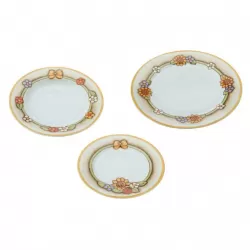 Set 18 piatti Country (6 piani, 6 fondi, 6 dessert) - Thun