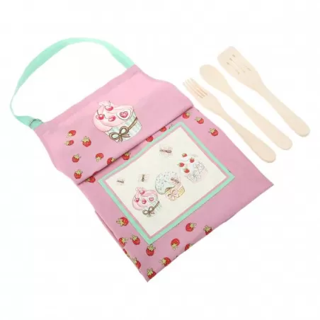 Confezione grembiule con 3 mestoli Sweet cake - Thun