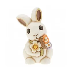 Coniglio con fiore e farfalla - Thun