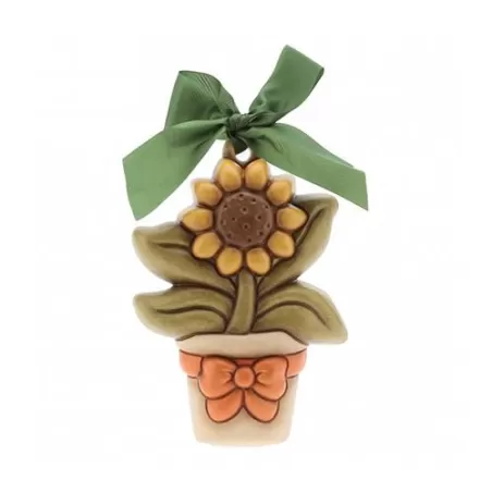 Formella media vasetto di fiori - Thun