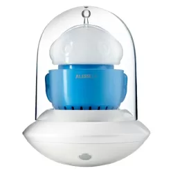 Ufo, Lampada portatile, blu e bianco