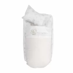 Set lenzuola culla Angel Neutral - Thun