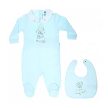 Confezione tutina e bavaglino Angel boy - Thun