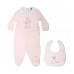 Confezione tutina e bavaglino Angel girl - Thun