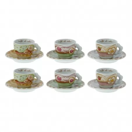Confezione 6 tazzine espresso Sweet cake - Thun