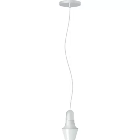 Dr Ceiling, Lampada a sospensione, Abatjour bianco