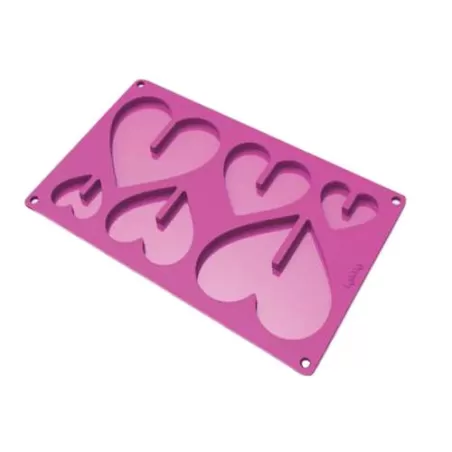 Stampo per cioccolatino "3D Cuore" in silicone - Lékué