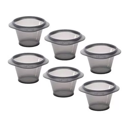 Stampo "Coulant" 6 pezzi in silicone, nero - Lékué