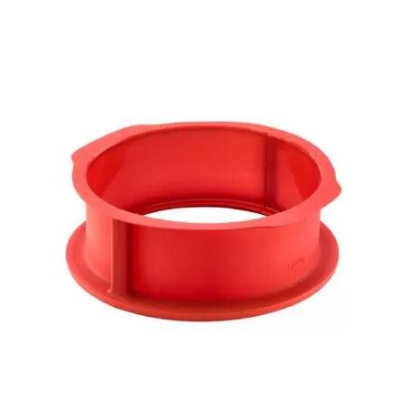 Stampo "Tondo apribile" in silicone con piatto in ceramica - Lékué