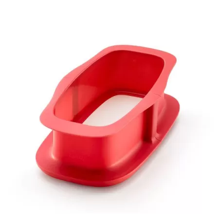 Stampo "Rettangolare apribile" in silicone con piatto in ceramica - Lékué