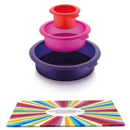 Kit "Surprise Cake" in silicone 8 pezzi - Lékué