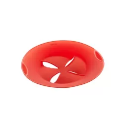 Coperchio "Paraschiuma S" per bolliture in silicone, rosso - Lékué