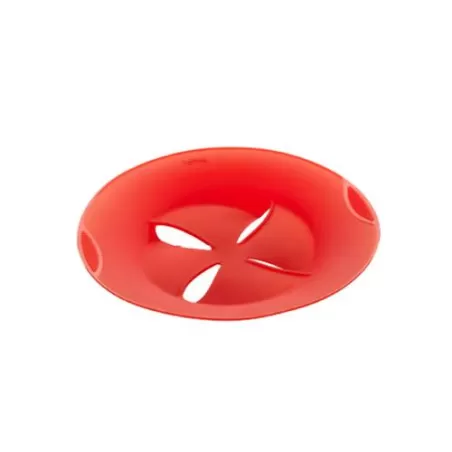 Coperchio "Paraschiuma S" per bolliture in silicone, rosso - Lékué