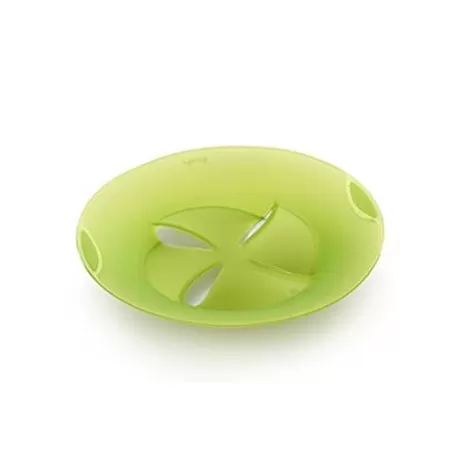 Coperchio "Paraschiuma S" per bolliture in silicone, verde - Lékué