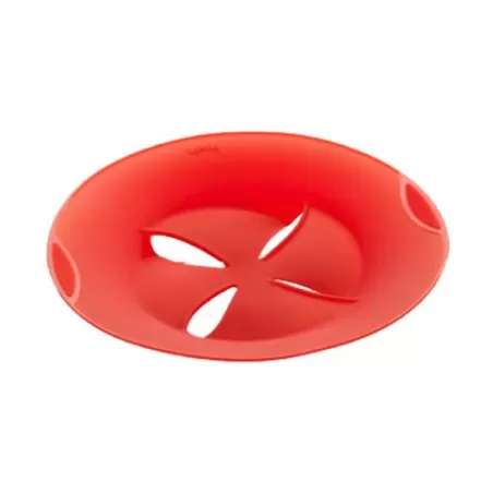 Coperchio "Paraschiuma L" per bolliture in silicone, rosso - Lékué