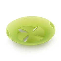 Coperchio "Paraschiuma L" per bolliture in silicone, verde - Lékué