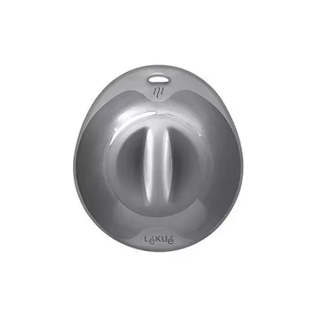 Coperchio "Ventosa M" con foro fapore in silicone, nero - Lékué