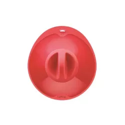 Coperchio "Ventosa M" con foro fapore in silicone, rosso - Lékué