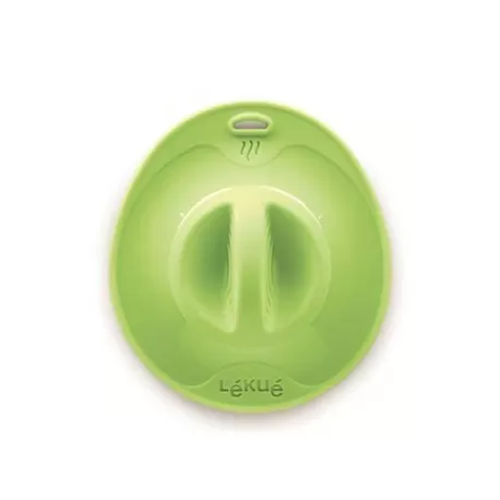 Coperchio "Ventosa M" con foro fapore in silicone, verde - Lékué