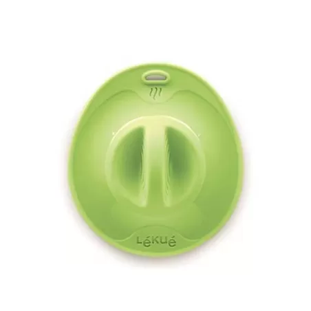 Coperchio "Ventosa M" con foro fapore in silicone, verde - Lékué
