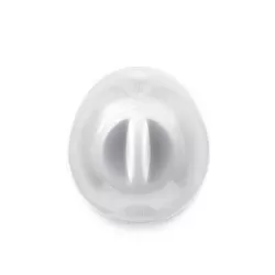 Coperchio "Ventosa L" con foro fapore in silicone, trasparente - Lékué