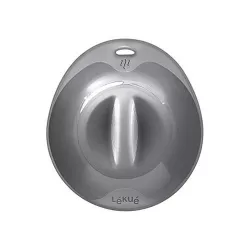 Coperchio "Ventosa L" con foro fapore in silicone, nero - Lékué