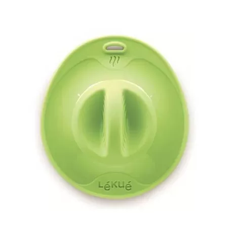 Coperchio "Ventosa L" con foro fapore in silicone, verde - Lékué