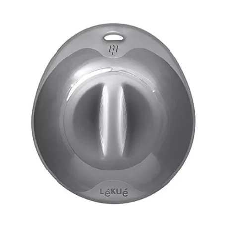 Coperchio "Ventosa XL" con foro fapore in silicone, nero - Lékué