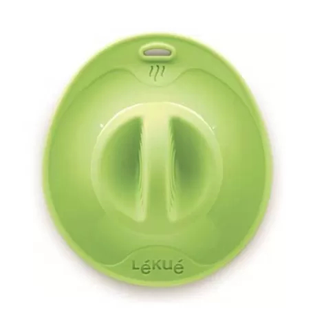 Coperchio "Ventosa XL" con foro fapore in silicone, verde - Lékué