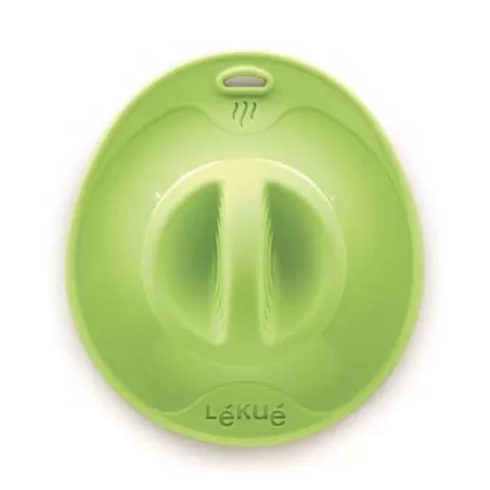 Coperchio "Ventosa XL" con foro fapore in silicone, verde - Lékué