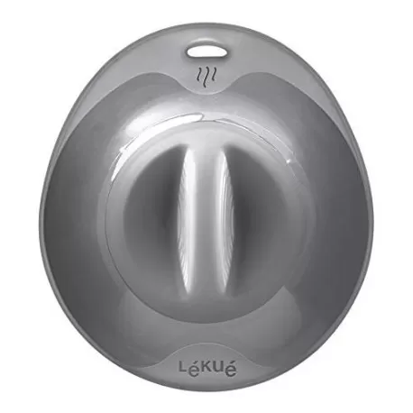 Coperchio "Ventosa XXL" con foro fapore in silicone, nero - Lékué