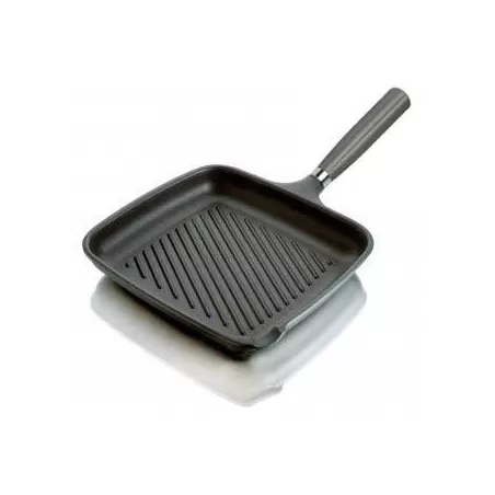 Bistecchiera piccola Cm. 24x26 titanio - Pentolpress