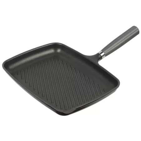 Bistecchiera grande Cm. 26x35 titanio - Pentolpress